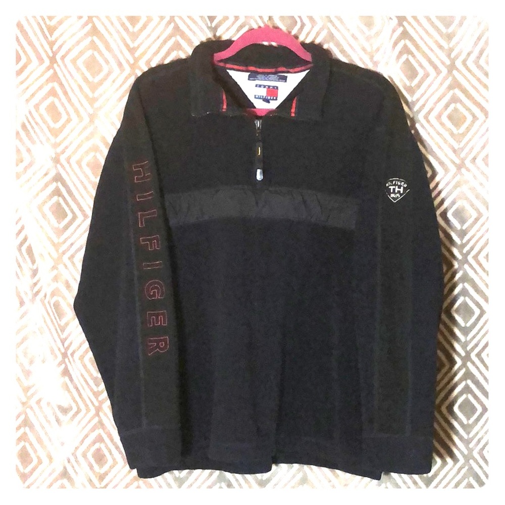 Vintage Tommy Hilfiger 1/4 Pull Over SZ: XL